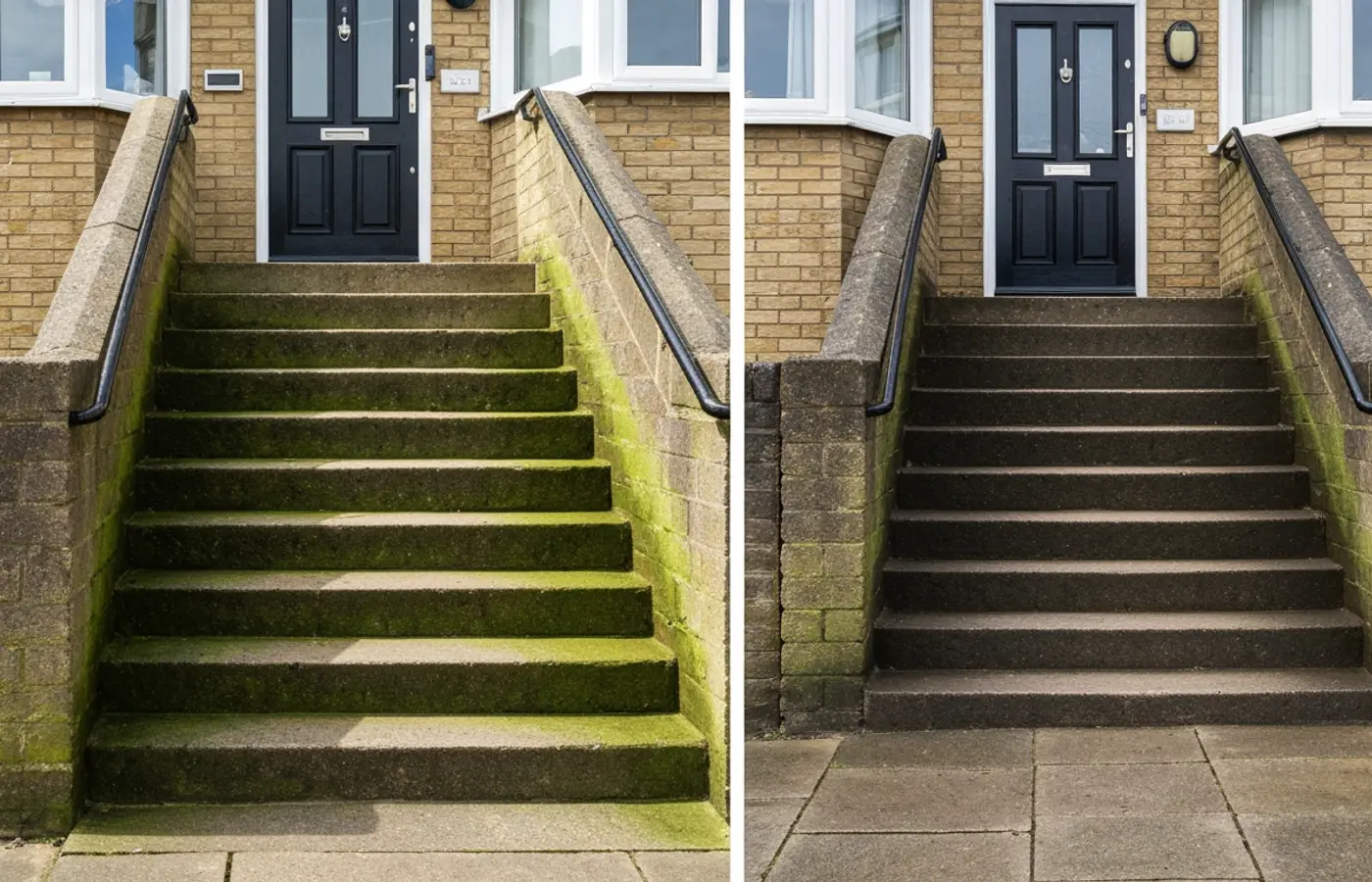 Removing Mould, Reducing Slips: Jet Washing at Canterbury House, Watford